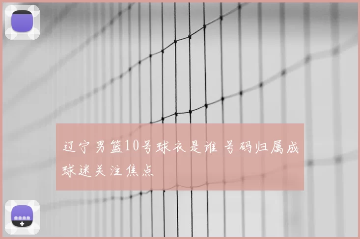 辽宁男篮10号球衣是谁 号码归属成球迷关注焦点